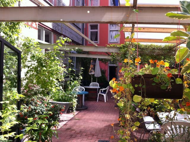 Garden patio