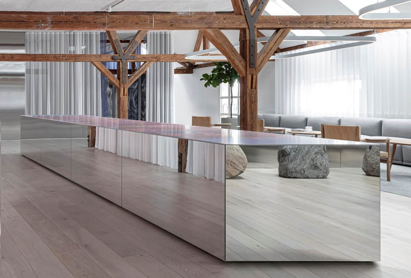 Sleek Visitor Centre in Digital Hub Denmark, ideal for meetings and events.