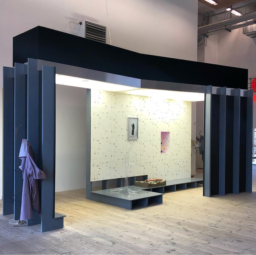 Sleek modern Foyer at Copenhagen Contemporary for networking events or product showcases.
