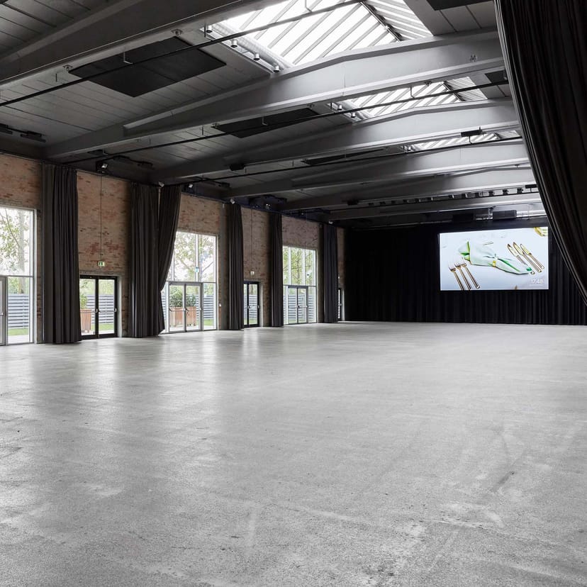 Spacious Tårnet venue with high ceilings, perfect for corporate events and conferences.