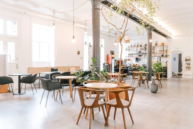 Contemporary meeting room in Talent Garden Campus Copenhagen for creative collaborations.