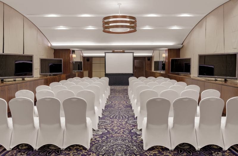 Conference center at Hotel Indonesia Kempinski Jakarta, ideal for events and workshops.