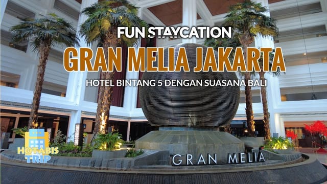 Luxurious Uluwatu lobby at Gran Melia Jakarta, perfect for meetings and retreats.