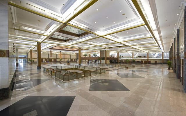 Spacious function room at Jakarta Convention Center, perfect for events and receptions.