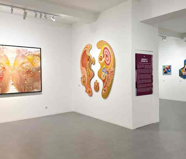 Vibrant contemporary art gallery in Indonesia for exhibitions and creative events