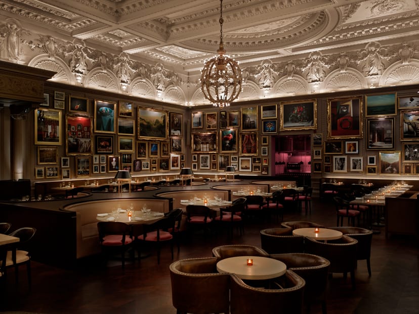 Berners Tavern at The London EDITION, elegant venue for upscale events and private dinners.