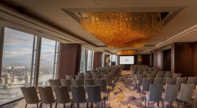 Ren Room at Shangri-La The Shard, modern meeting space with city views for corporate events.