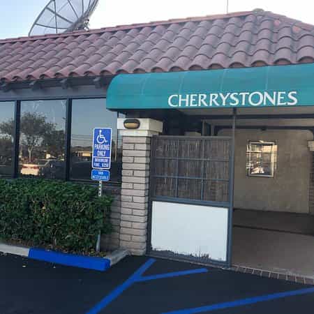 Cherrystones Restaurant entrance with accessible parking, perfect for events and gatherings.