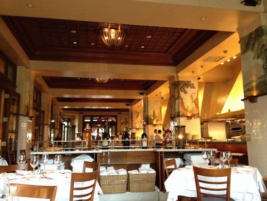 Elegant Il Fornaio Bar in Manhattan Beach, perfect for corporate dinners and networking events.