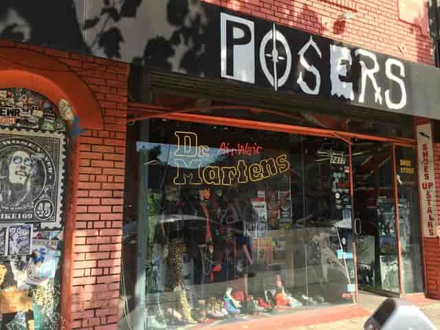 Vibrant Club Posers storefront, ideal for themed events and fashion gatherings.