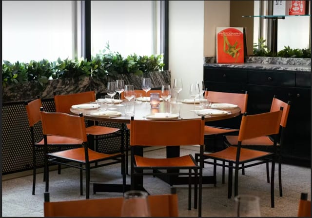 Pearl and Cedar Rooms at Crown Shy: Elegant dining for corporate luncheons and private events.