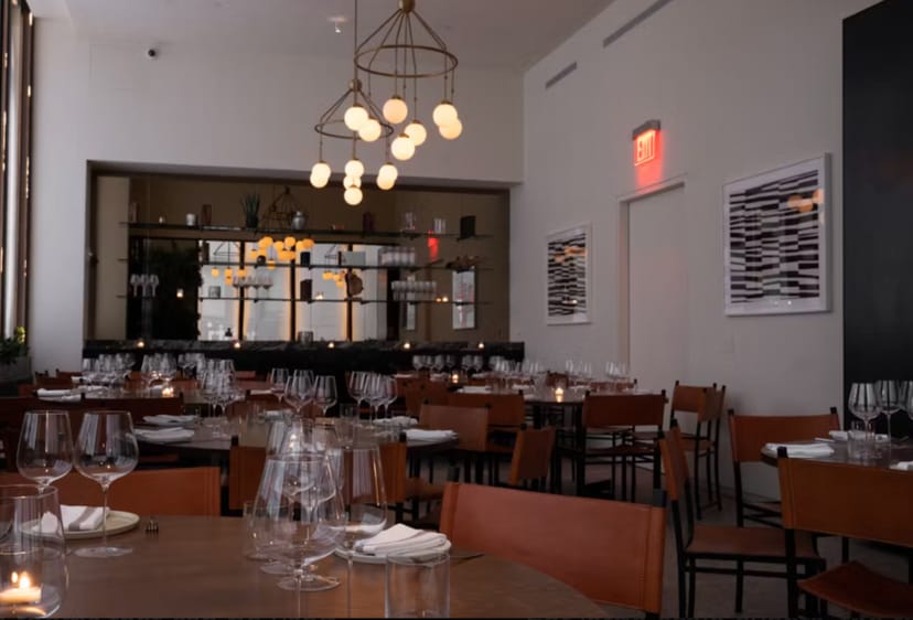 Elegant dining space in Crown Shy, ideal for private events and gatherings.