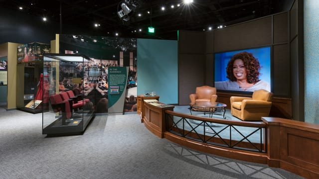 Oprah Winfrey Theater: cozy event space for intimate discussions and presentations.