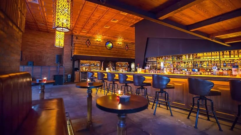 Stylish Private Bar in Indonesia for cozy networking events and gatherings.