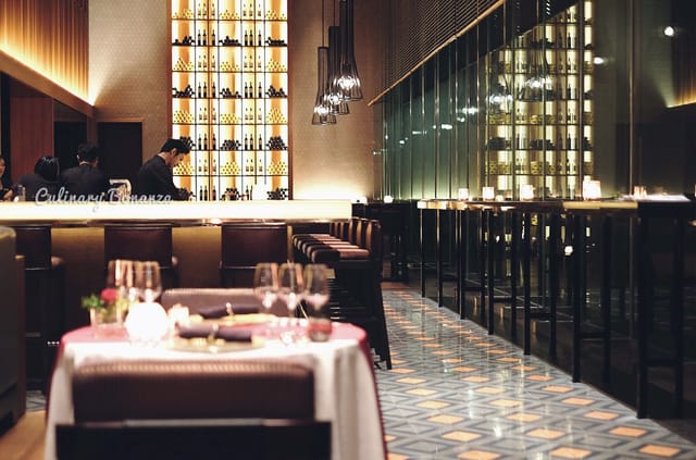 Modern dining space at K22 Bar Terrace for intimate events, perfect for private dinners.