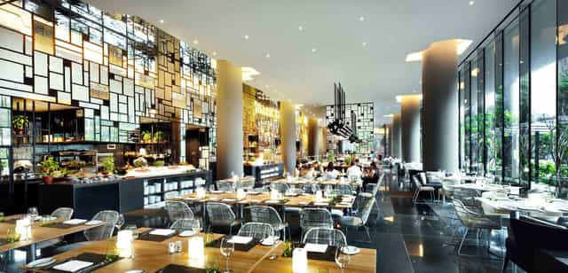 William Pickering Ballroom in Singapore, modern design, ideal for corporate events.