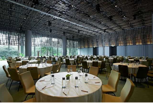 William Pickering Ballroom at PARKROYAL, modern event space for banquets and conferences.