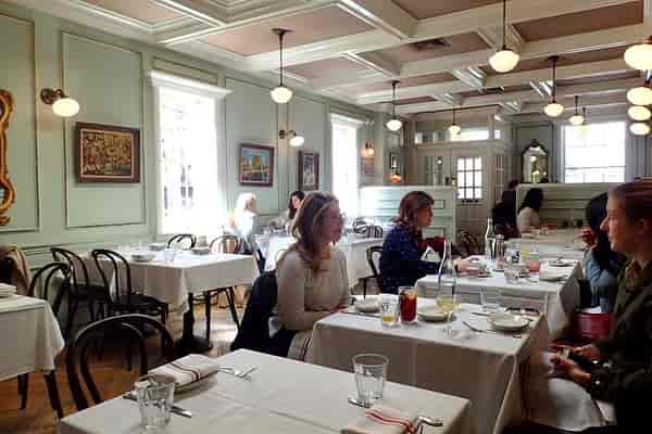 Cozy dining area at Georgetown Inn Brunch, perfect for events and team lunches.