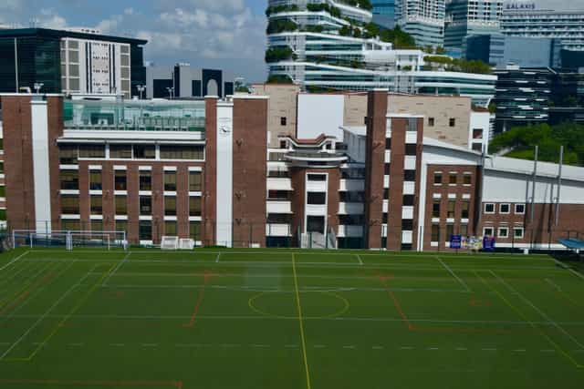 Spacious Meeting Rooms with vibrant turf at Tanglin Trust School for corporate events.