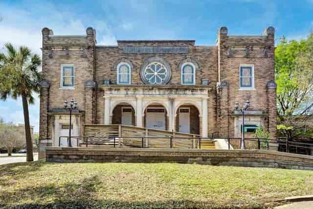 Lambert Hall venue with elegant façade, ideal for weddings and corporate events.