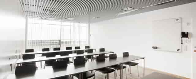 Modern conference room at Danish Institute, perfect for workshops and training sessions.