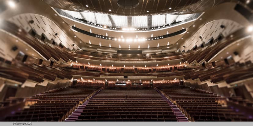 Shanghai Culture Square auditorium with multi-tiered seating for events and performances.
