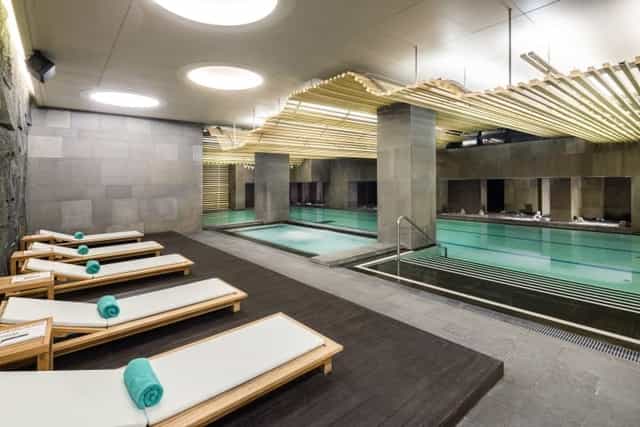 Private plunge pools at Banyan Tree Seoul, perfect for wellness retreats or corporate relaxation.