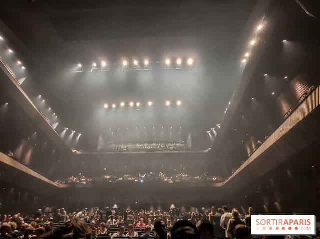 Grande Salle in Salle Pleyel, a spacious auditorium for conferences and performances.