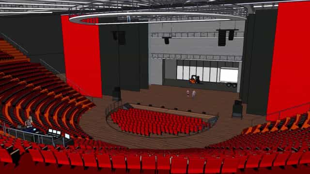 Amphithéâtre 3000 in Lyon: modern event space with advanced audio-visual features, ideal for conferences.