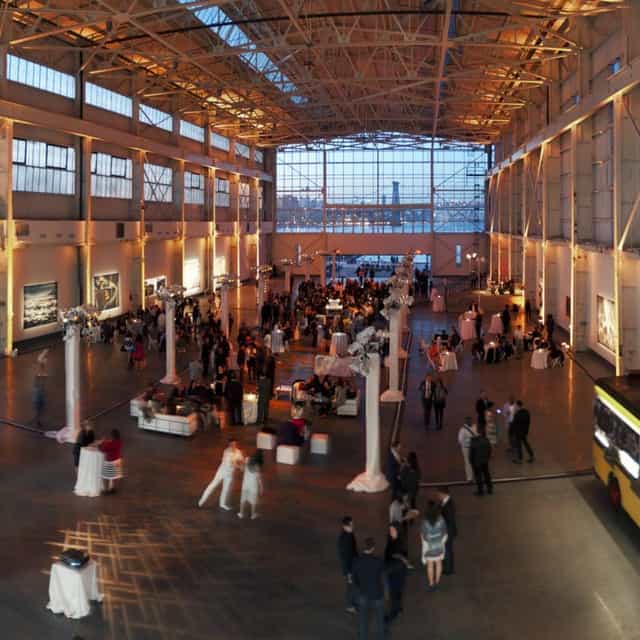 Vibrant Duggal Greenhouse venue with elegant atmosphere for networking events and gatherings.