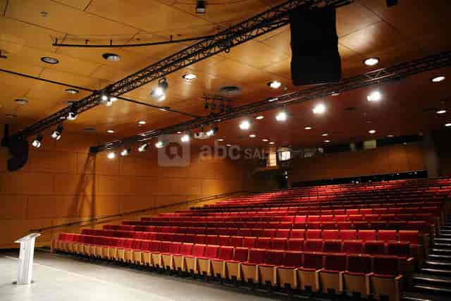 Lille Grand Palais auditorium with tiered seating for conferences and presentations.