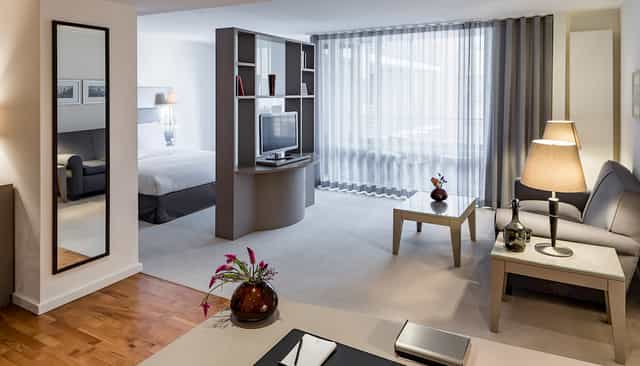 Modern Management Suite at The Mandala Hotel, ideal for corporate meetings and events.