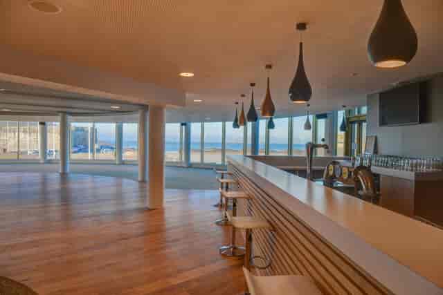 Rotonde J. Cartier event space with ocean views, ideal for networking and social gatherings.