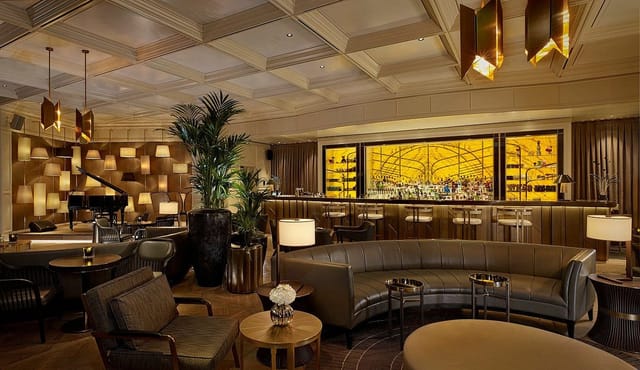 Luxurious lounge at The Ritz-Carlton, Berlin for intimate meetings and networking events.