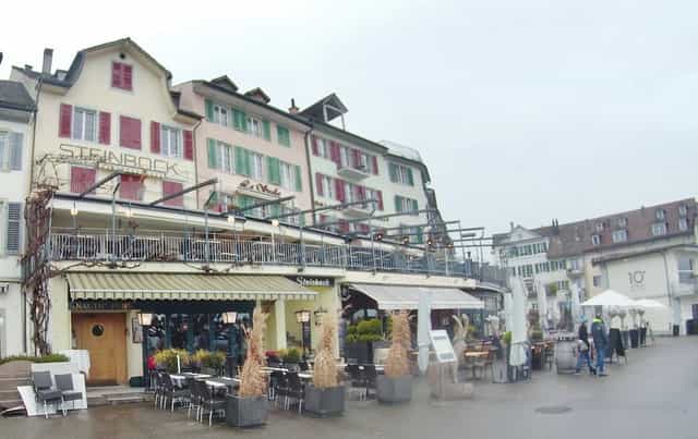 "Charming outdoor venue with terrace for intimate meetings and events at The Nautic."