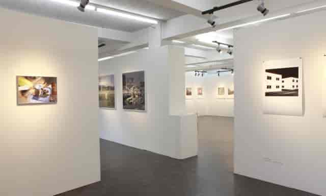 Darkroom at Photobastei, a versatile gallery space for art exhibitions and events.
