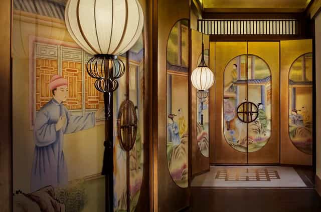 Elegant hallway at The Ritz-Carlton, Chengdu, perfect for events and gatherings.