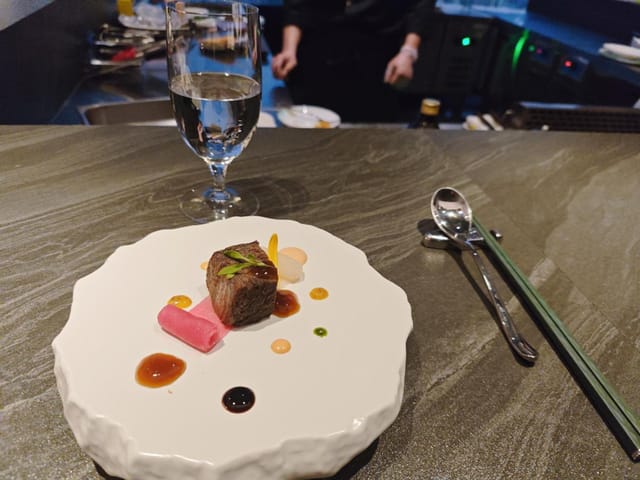Elegant plated dish at Ocean Hotel restaurant for high-end dining events.