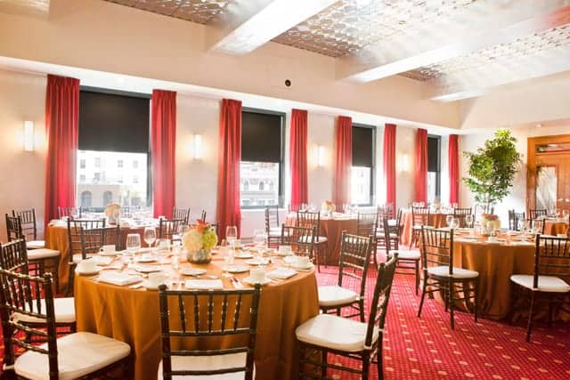 Elegant 10th floor event space in San Francisco, perfect for banquets and corporate gatherings.