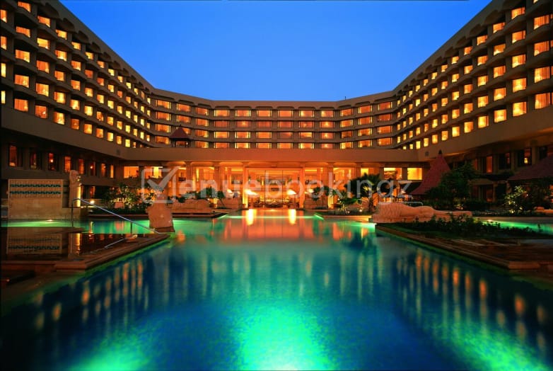 Elegant JW Marriott Mumbai Juhu at dusk, perfect for upscale events and conferences.