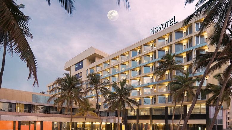 Pre Function Area at Novotel Mumbai, ideal for meetings and events with a modern facade.