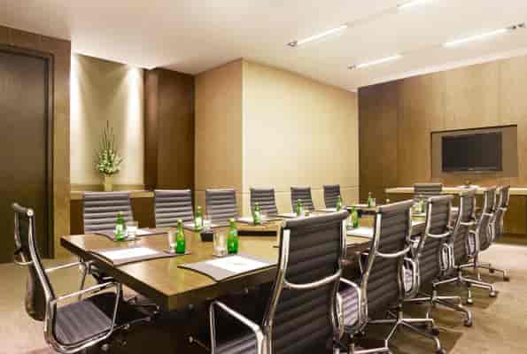 Sophisticated meeting room at The Westin Mumbai, ideal for corporate events and discussions.