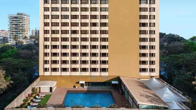 "Vivanta By Taj President hotel pool area, perfect for outdoor events and conferences."