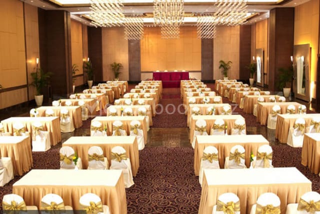 Elegant Conference Hall at The Retreat Hotel for formal meetings and banquets.