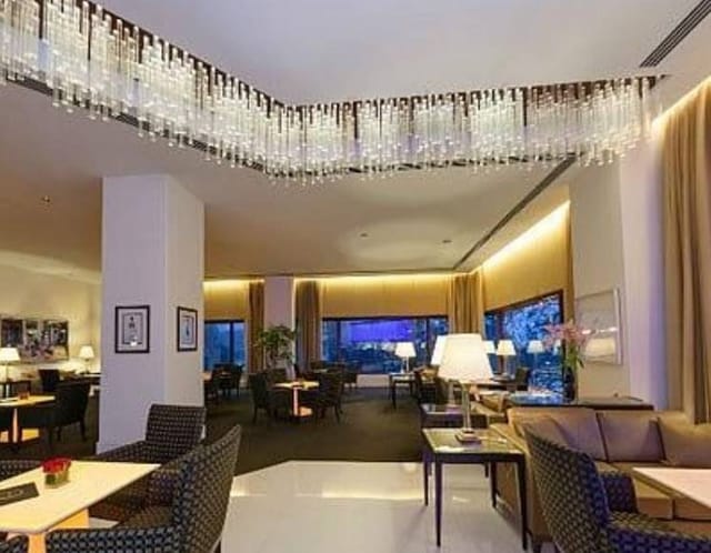 Elegant North Lounge in Mumbai for networking events and informal meetings.