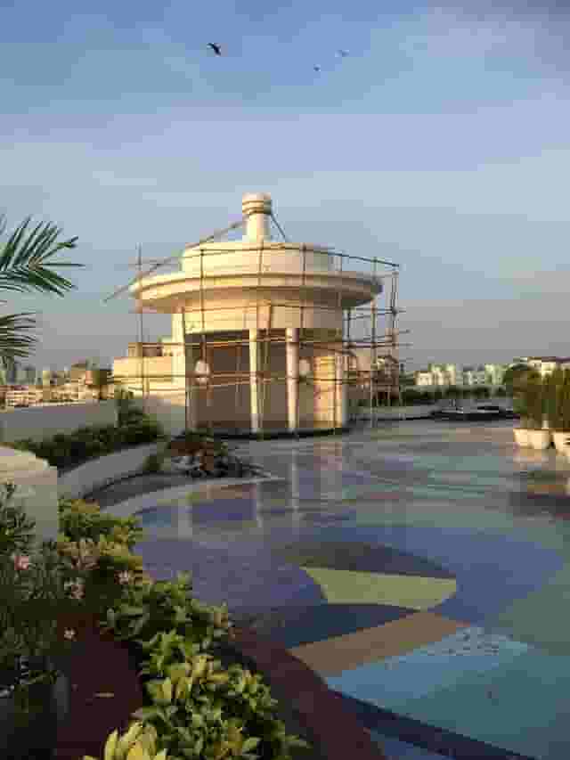 Rooftop pool