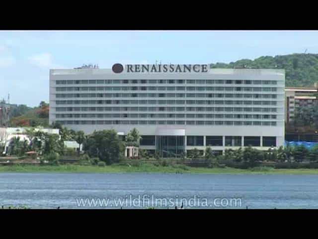 Renaissance Garden at Mumbai hotel, modern venue for corporate events and gatherings.