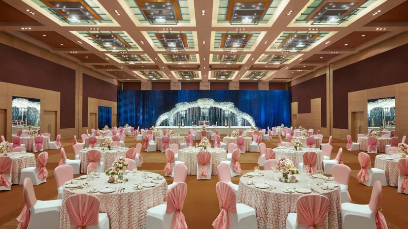 Elegant Regency Ballroom 2 at Hyatt Regency Mumbai for weddings and corporate events.