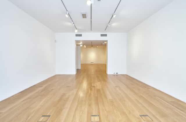Spacious minimalist venue at Asia House, perfect for corporate events and workshops.