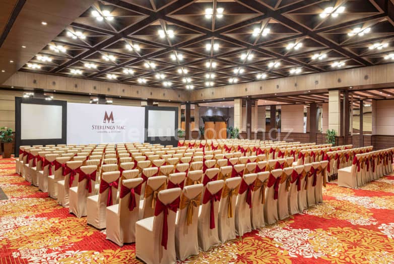 Grand Ball Room at Shangri-La Bengaluru, elegant setup for conferences and seminars.